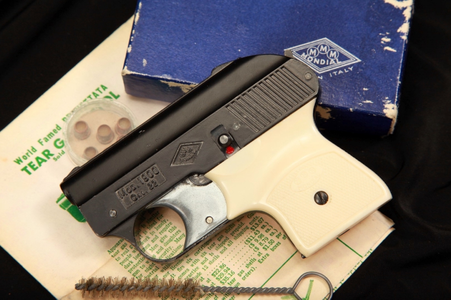 Brevettata Mondial 1900 Tear Gas / Starter Pistol For Sale at